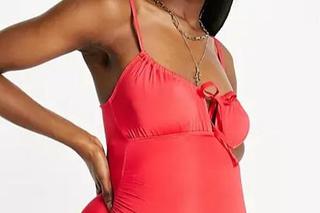 Czerwony kostium kąpielowy ciążowy, Asos.com, 150zł