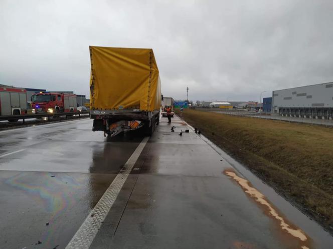 Karambol na autostradzie A4 pod Wrocławiem
