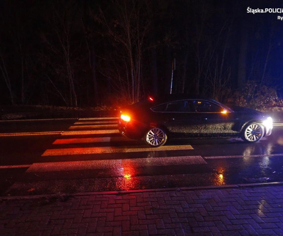 Wypadek z udziałem pieszego na ul. Zebrzydowickiej w Rybniku 