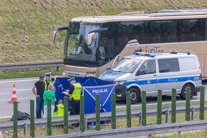 Tragedia na autostradzie A2 w okolicy Krzesin. Nie żyje motocyklista