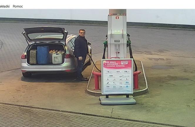 Policja poszukuje złodzieja paliwa