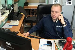 Policjant odebrał dramatyczny telefon. Uratował życie mężczyzny