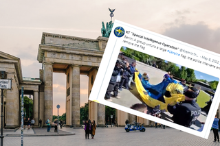 Berlin: Policja usuwa Ukraińskie flagi obawiając się zamieszek 9 maja