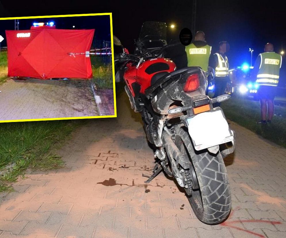 Koszmarny finał jazdy motocyklem w Lidzbarku. Dwie osoby nie żyją, jechali bez kasku