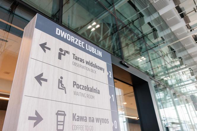 Dworzec Metropolitalny w Lublinie od środka