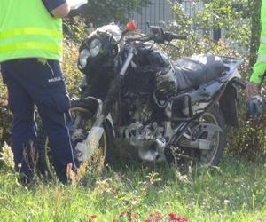 Tragiczny wypadek w Wyszkowie. Nie żyje motocyklista