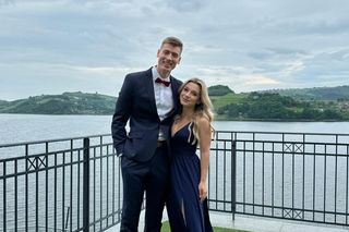 Kamil Semeniuk z żoną Katarzyną