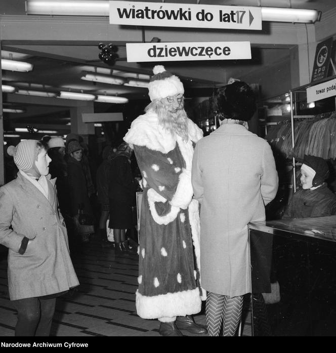 Mikołaj w Centralnym Domu Towarowym - 1968 r.