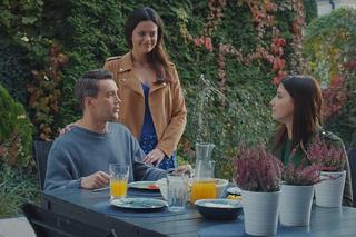 M jak miłość odc. 1782. Justyna (Magdalena Wieczorek), Kasia (Paulina Lasota), Jakub Karski (Krzysztof Kwiatkowski)