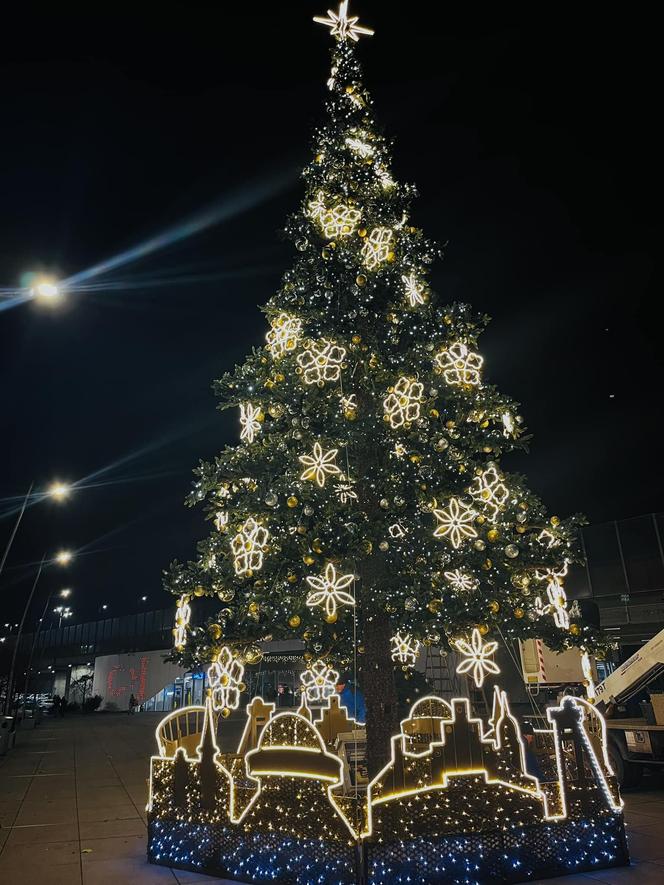 Drzewko świąteczne w Chorzowie