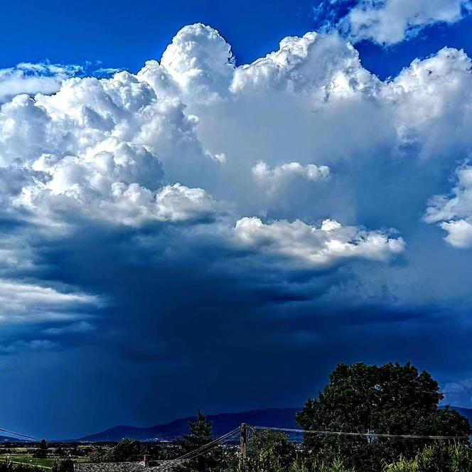 Armagedon pogodowy nad woj. śląskim. Zdjęcie z Żywca