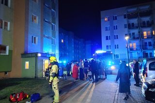 Poważny pożar w bloku w Bydgoszczy