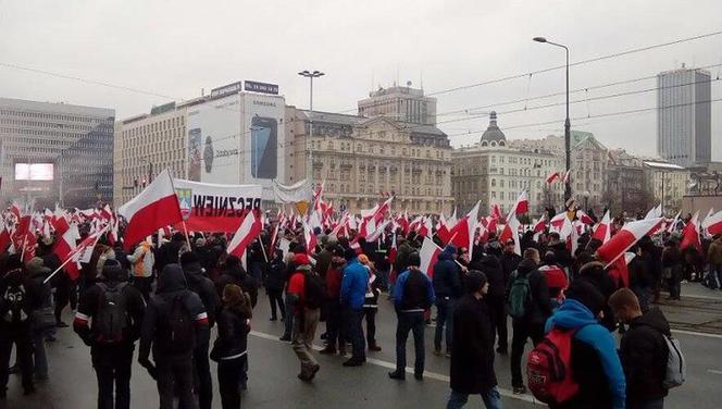 Marsz Niepodległości 2016 w Warszawie