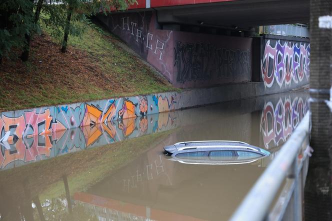 Warszawa zalana po burzy