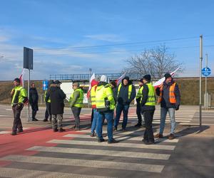 Protest rolników w Medyce