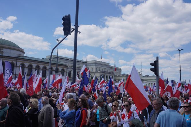 "Wielki Marsz Patriotów" Rafała Trzaskowskiego w Warszawie 25.05.2025