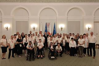 Z wizytą w Pałacu Prezydenckim byli Uczestnicy Warsztatu Terapii Zajęciowej w Siedlcach 