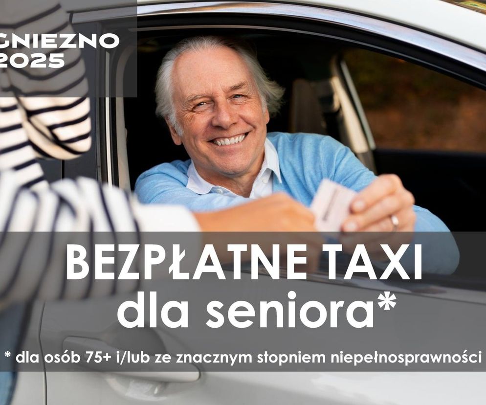 Senior taxi w Gnieźnie