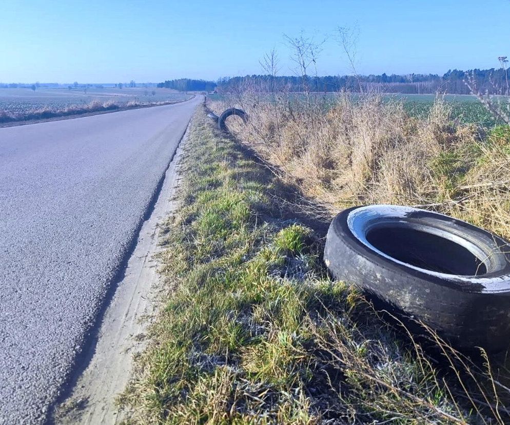 Plaga w Radomiu i okolicach. Setki opon przy drogach! Jest apel do świadków 