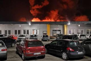 Ogromny pożar w zakładzie produkującym opony w Dębicy! Został już ugaszony 