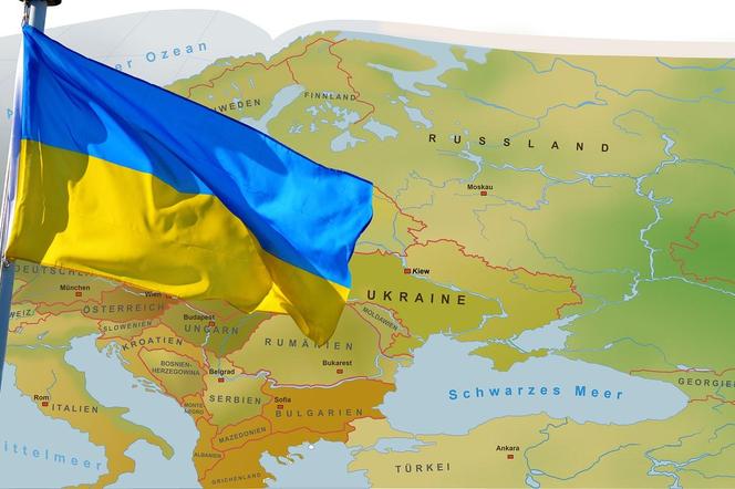 Ukraina, mapa