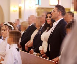 Iwona Węgrowska wyprawiła córce komunię