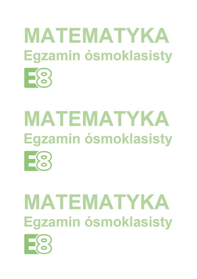 Egzamin ósmoklasisty matematyka 2024