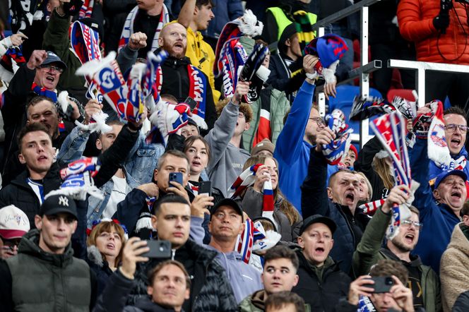 Kibice na meczu Górnik Zabrze - Legia Warszawa