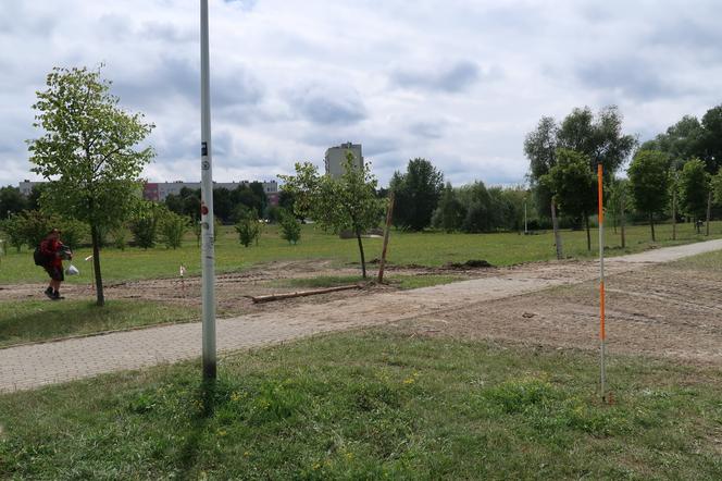 Park Jaworek w Tychach zamienił się w wielki plac budowy [ZDJĘCIA]