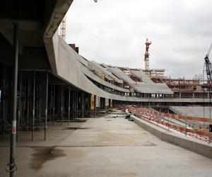 Budowa Stadionu Narodowego w Warszawie - archiwalne zdjęcia