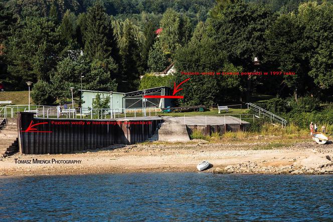 Susza w Jeziorze Żywieckim