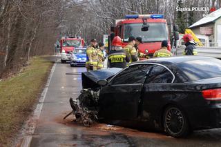 Wypadek w Rybiku. Cztery osoby poszkodowane, w tym dwoje dzieci [ZDJĘCIA]