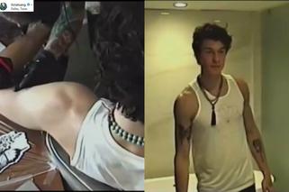 Shawn Mendes na video z salonu tatuażu! Tak powstał tatuaż od fanki!