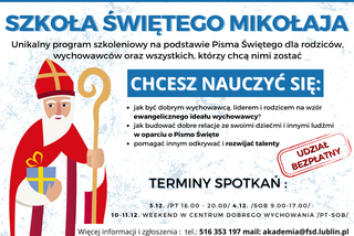 Lublin - nowa oferta Szkoły Świętego Mikołaja