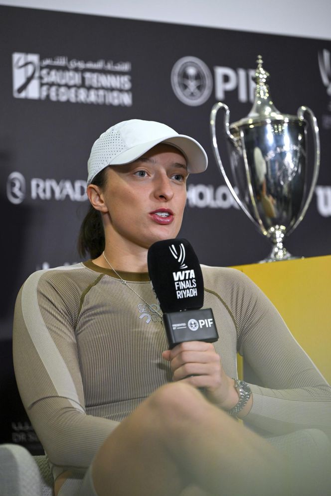 Tenisistki na konferencji WTA Finals