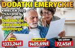 Dodatki emeryckie - kwiecień 2025 - 5,43 proc.