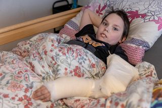 Gabryś wypadł z 3 piętra