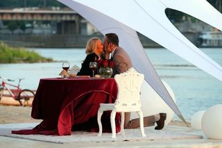 Barwy szczęścia, odcinek 3267. Karolina (Marta Dąbrowska), Bruno (Lesław Żurek)