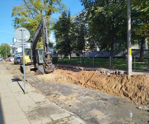 Wznowienie robót drogowych na ulicy Błonie w Siedlcach 