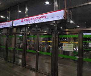 Warszawa: Pięć stacji metra zamkniętych