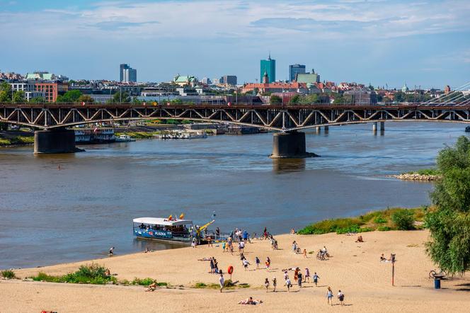 Plaża Poniatówka – tłum na plaży