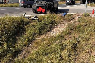 Wypadek z udziałem radiowozu pod Toruniem