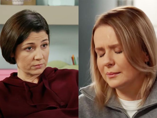 Pierwsza miłość odc. 4031. Kinga (Aleksandra Zienkiewicz), Marysia (Aneta Zając) 