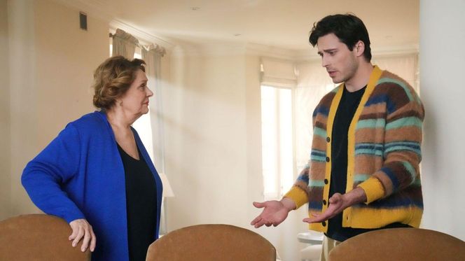 Barwy szczęścia odc. 3215. Józefina Rawiczowa (Elżbieta Jarosik), Cezary (Marcel Opaliński)