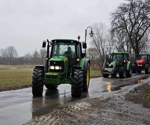 Protest rolników w Piotrkowie Trybunalskim