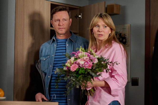 Na Wspólnej odc. 4018. Wojtek (Wojciech Błach), Żaneta (Anna Guzik)