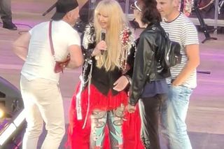 Facet wtargnął na scenę podczas koncertu Maryli Rodowicz. Ochroniarz nie zdążył