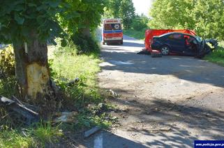 Śmiertelny wypadek na trasie Orzysz - Góra. Kierowca zginął na miejscu [ZDJĘCIA]