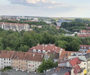 Olsztyn z lotu ptaka. Tak wygląda miasto z wieży ratuszowej