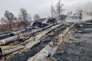 Spłonęło nowe przedszkole pod Pułtuskiem. Ogień zaatakował budynek w nocy! Straty oszacowano na ponad milion złotych